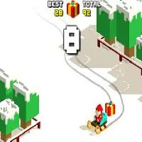 Xmas Slope - Kongregate