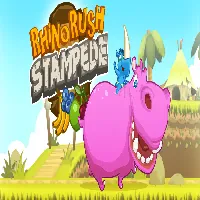 Rhino Rush Stampede - Kongregate